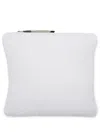 Brunello Cucinelli Ribbed-knit Square-shape Cushion In White