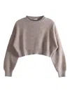 Brunello Cucinelli Ribbed-knit Sweater In Gray