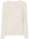 Brunello Cucinelli Cable-knit Mohair-blend Sweater In Neutrals