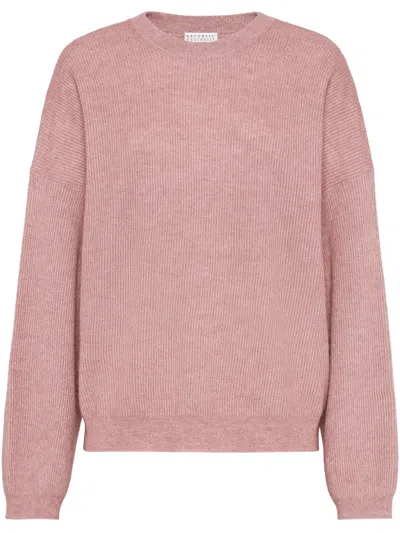 BRUNELLO CUCINELLI RIBBED-KNIT SWEATER
