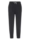 Brunello Cucinelli Ribbed Knit Track Pants In Gray