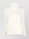 Brunello Cucinelli Ribbed Knit Turtleneck Sweater With Fitted Cuffs