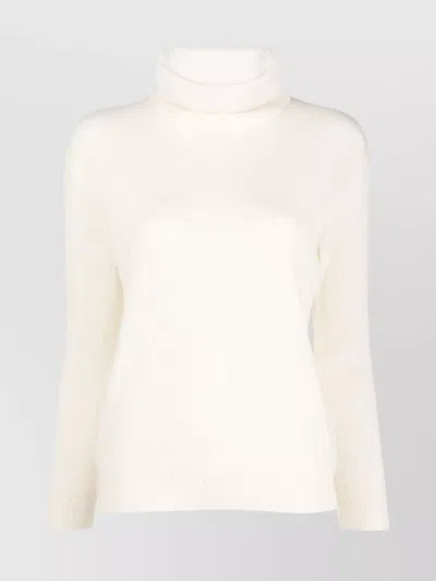 Brunello Cucinelli Ribbed Knit Turtleneck Sweater With Fitted Cuffs
