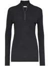 Brunello Cucinelli Virgin Wool-cashmere Rib-knit Sweater In Black