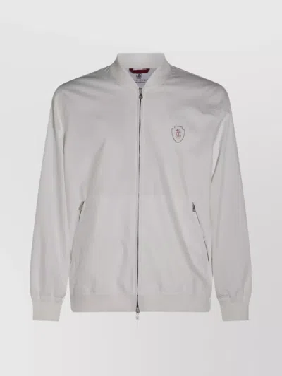 BRUNELLO CUCINELLI RIBBED LONG SLEEVE SWEATSHIRT
