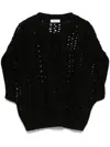 Brunello Cucinelli Ribbed-net Cotton Vest In Black