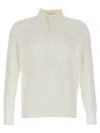 Brunello Cucinelli Ribbed Long Sleeve Polo Shirt