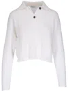 Brunello Cucinelli Geripptes Poloshirt In Nude