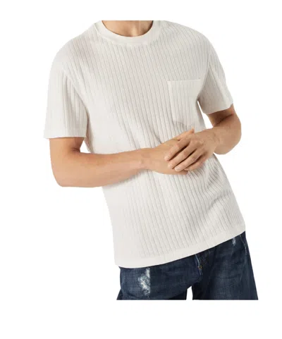 Brunello Cucinelli Ribbed Round-neck T-shirt In White