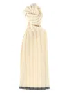 BRUNELLO CUCINELLI BRUNELLO CUCINELLI RIBBED SCARF