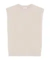 Brunello Cucinelli Ribbed Sleeveless Sweater In Multi