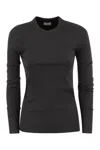 Brunello Cucinelli Women's Ribbed Stretch Cotton Jersey