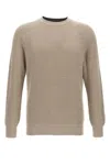 Brunello Cucinelli Ribbed Sweater Sweaters And Cardigans In Brown