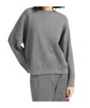Brunello Cucinelli Ribbed Sweater In Gray