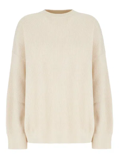Brunello Cucinelli Women Crew-neck Sweater In Neutral