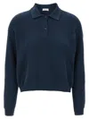 Brunello Cucinelli Ribbed-knit Cotton Polo Shirt