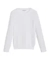 Brunello Cucinelli Ribbed Sweater In White