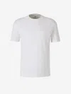 Brunello Cucinelli Ribbed T-shirt Pocket In White