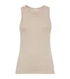 Brunello Cucinelli Ribbed Tank Top In Multicolor