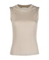 Brunello Cucinelli Solid Color Vests In Neutral