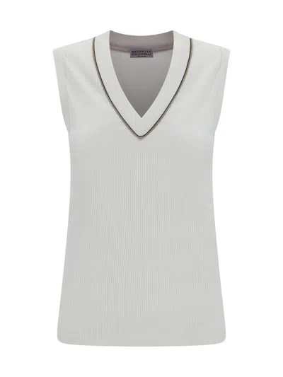 Brunello Cucinelli Ribbed Top
