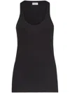 Brunello Cucinelli Ribbed-knit Cotton Tank Top