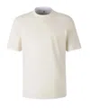Brunello Cucinelli Ribbed-trim Cotton T-shirt In White