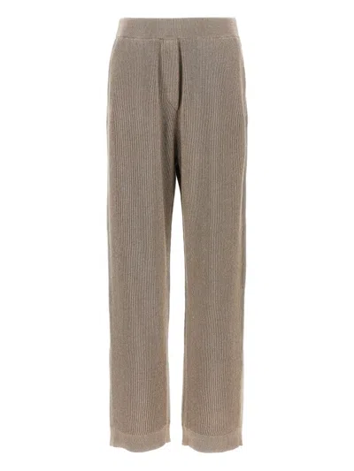 BRUNELLO CUCINELLI RIBBED TROUSERS