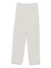 Brunello Cucinelli Garment-dyed Stretch Cotton Drill Cigarette Trousers In Neutral