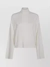 Brunello Cucinelli Ribbed Turtleneck Knitwear Long Sleeves