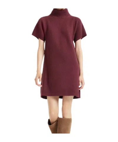 BRUNELLO CUCINELLI RIBBED TURTLENECK MINI DRESS
