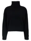 Brunello Cucinelli Ribbed Turtleneck Sweater Sweaters And Cardigans Black In Black