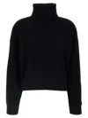 Brunello Cucinelli Ribbed Turtleneck Sweater Sweaters And Cardigans Black In Black
