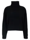 Brunello Cucinelli Ribbed Turtleneck Sweater Sweaters And Cardigans Black In Black