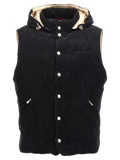 Brunello Cucinelli Ribbed Velvet Vest