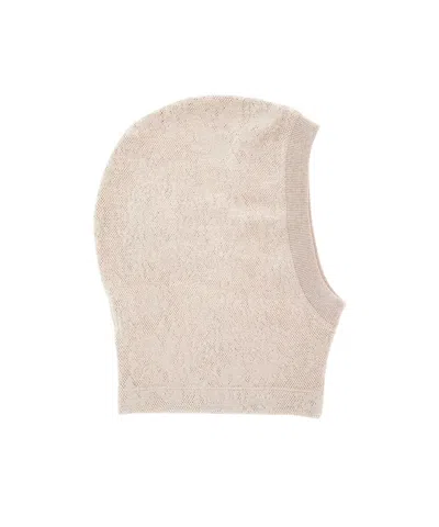 Brunello Cucinelli Ribbed-detail Hat In Neutral