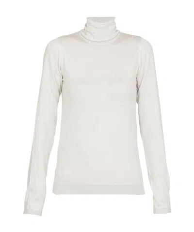 Brunello Cucinelli Turtleneck Jumper In Neutral