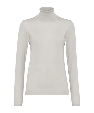 BRUNELLO CUCINELLI BRUNELLO CUCINELLI TURTLENECK KNITTED JUMPER