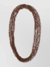 BRUNELLO CUCINELLI ROSE GOLD CHAIN LINK NECKLACE