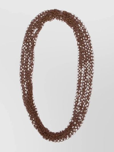 BRUNELLO CUCINELLI ROSE GOLD CHAIN LINK NECKLACE