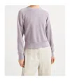 Brunello Cucinelli Round-collar And Long-sleeved Sweater In Purple
