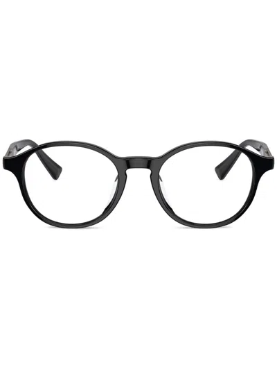 Brunello Cucinelli Round-frame Glasses In Schwarz