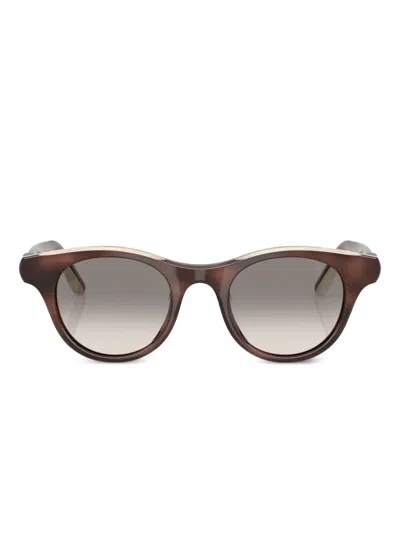 BRUNELLO CUCINELLI ROUND-FRAME SUNGLASSES