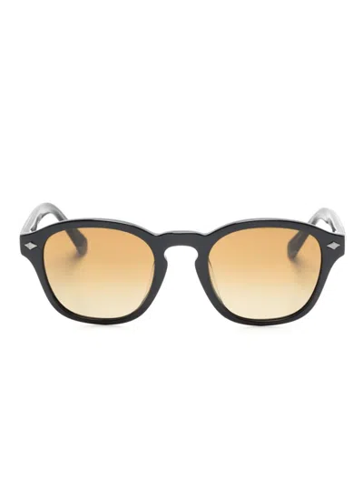 Brunello Cucinelli Round-frame Sunglasses In Schwarz