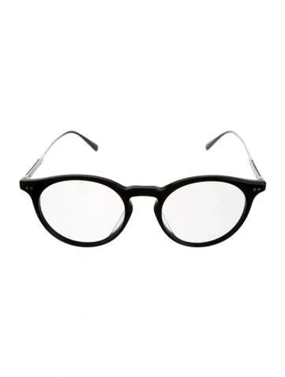 Pre-owned Brunello Cucinelli Round Gradient Sunglasses In Black