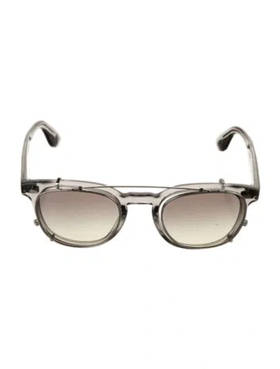 Pre-owned Brunello Cucinelli Round Gradient Sunglasses In Multi