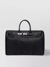 Brunello Cucinelli Round Handle Metal Hardware Travel Bag