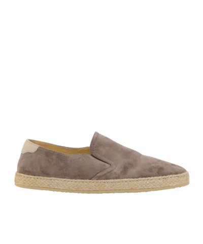 BRUNELLO CUCINELLI BRUNELLO CUCINELLI ALMOND-TOE SLIP-ON LOAFERS