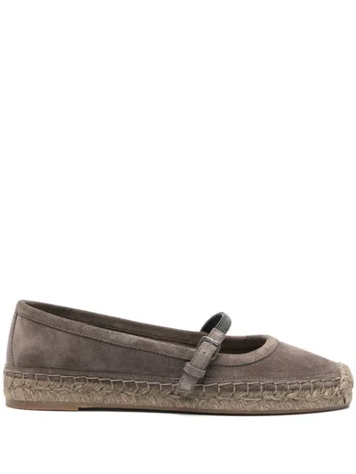 BRUNELLO CUCINELLI BRUNELLO CUCINELLI ALMOND TOE ESPADRILLES