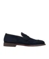 Brunello Cucinelli Leather-trimmed Suede Penny Loafers